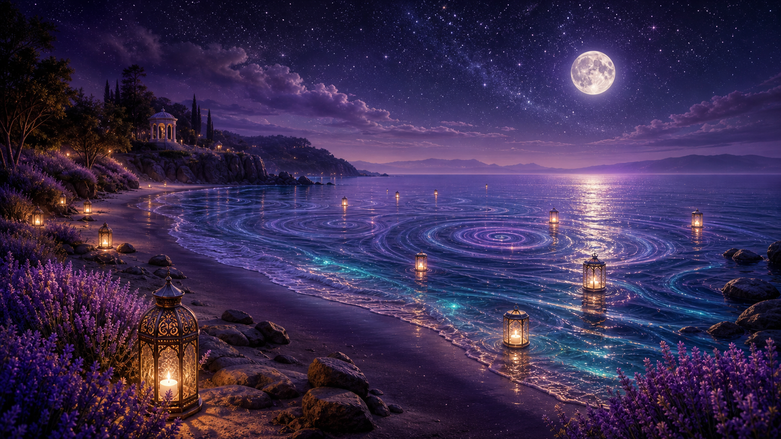 Relaxation inner calm and positive change